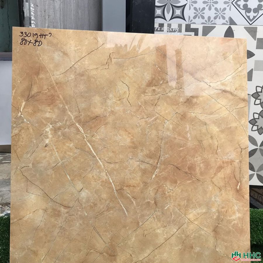 Gạch lát nền phòng khách 80x80 HT 33019